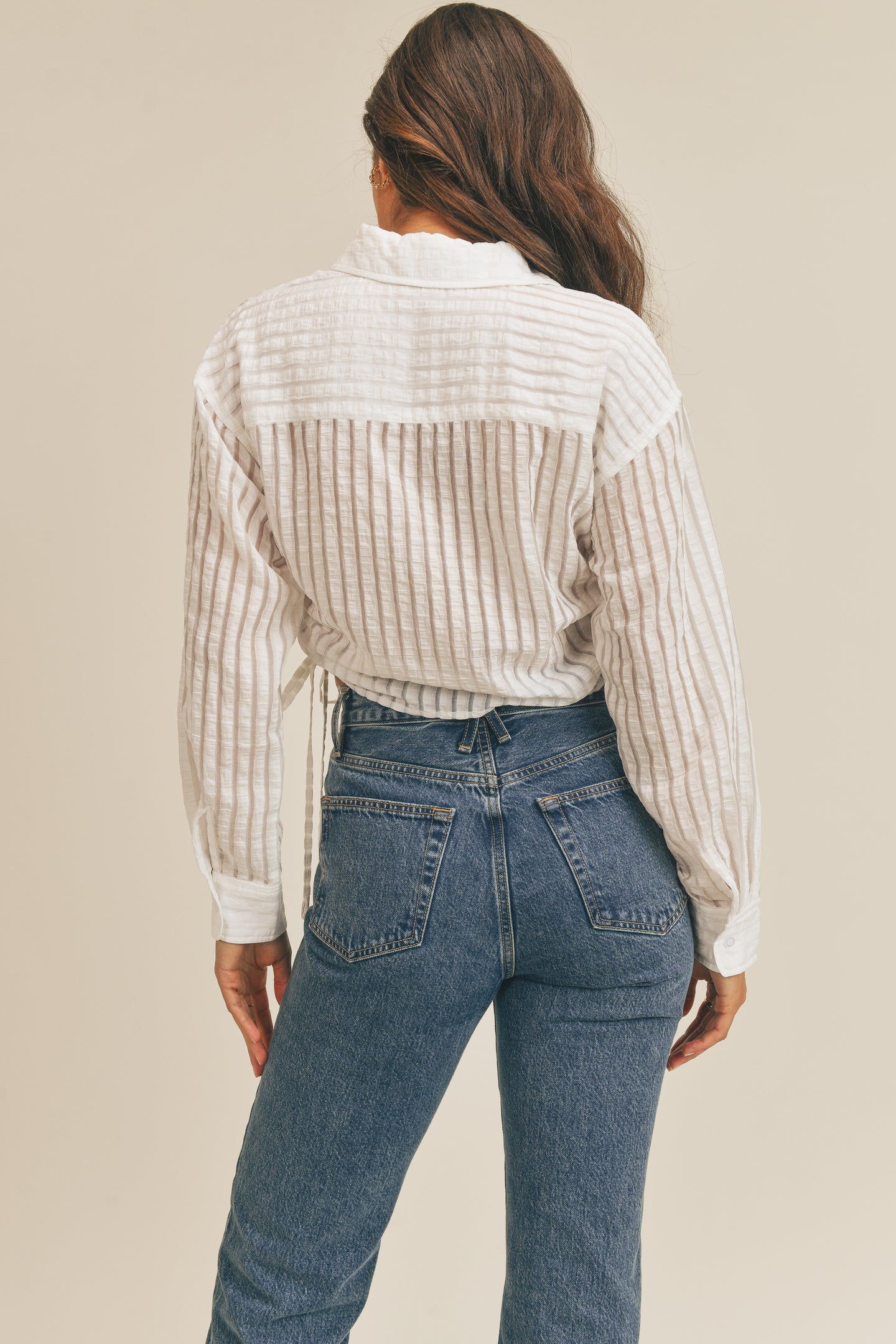 ELEMENT OF SURPRISE COLLARED SHIRT TOP